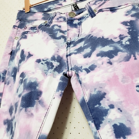 Tie Dyed Skinny Jeans* Aviva *Sz 5* - Picture 3 of 6